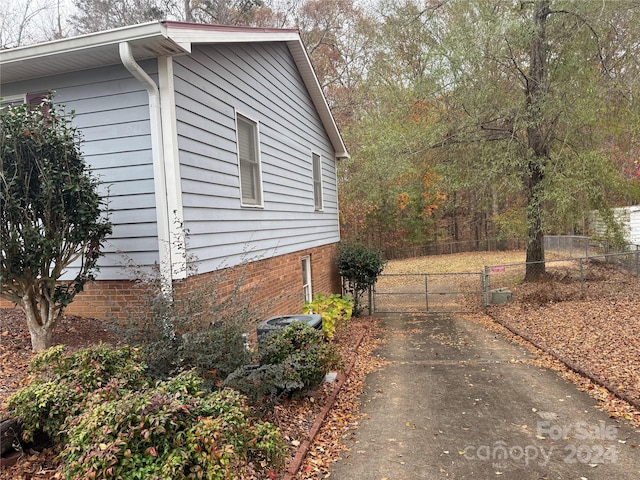 view of property exterior