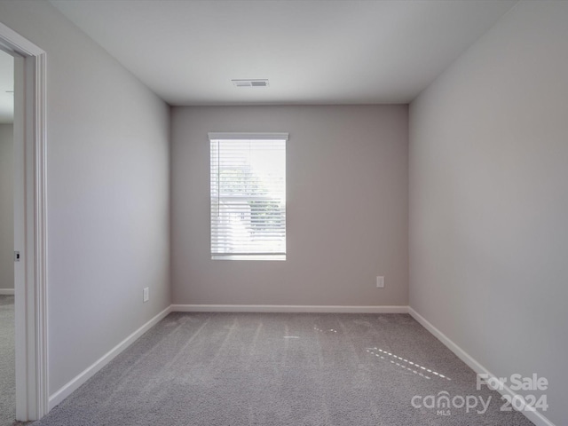 spare room featuring carpet floors