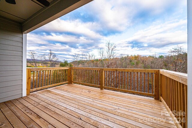 view of deck