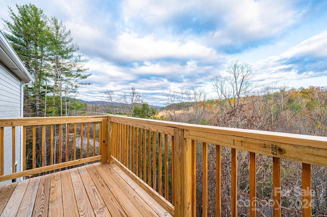 view of deck