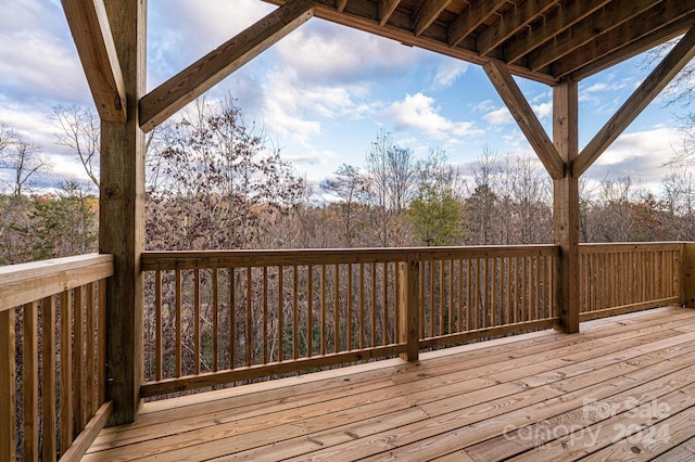 view of deck