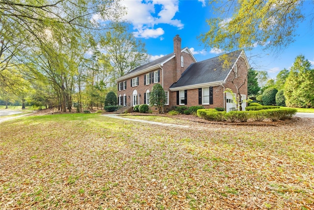 view of home's exterior featuring a yard