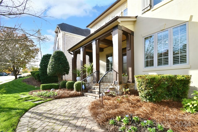 view of entrance to property