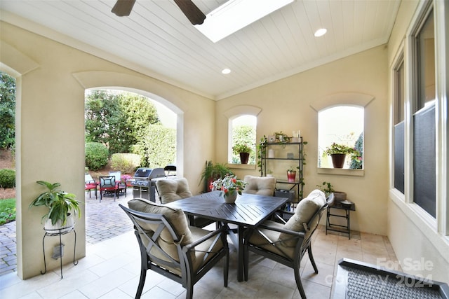 view of patio / terrace featuring grilling area