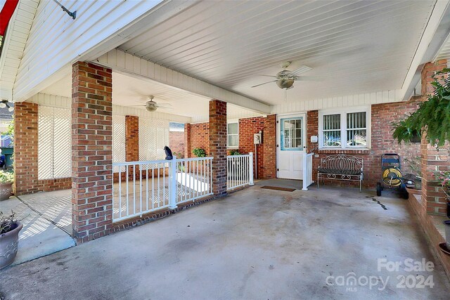 1811 Charter Dr, Rock Hill, SC 29732 - view of patio featuring a ceiling fan