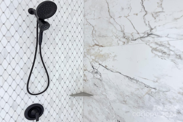 details featuring tiled shower