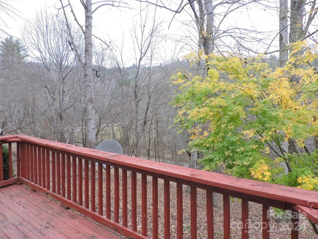 2271 Gouges Creek Rd, Spruce Pine, NC 28777 - view of wooden terrace