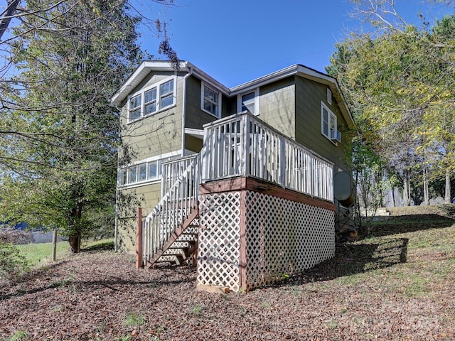 view of rear view of house