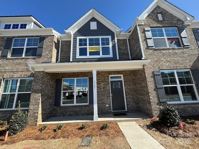 multi unit property with brick siding