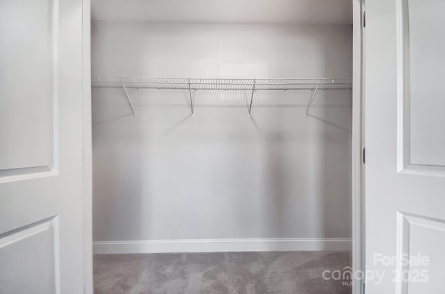 view of closet