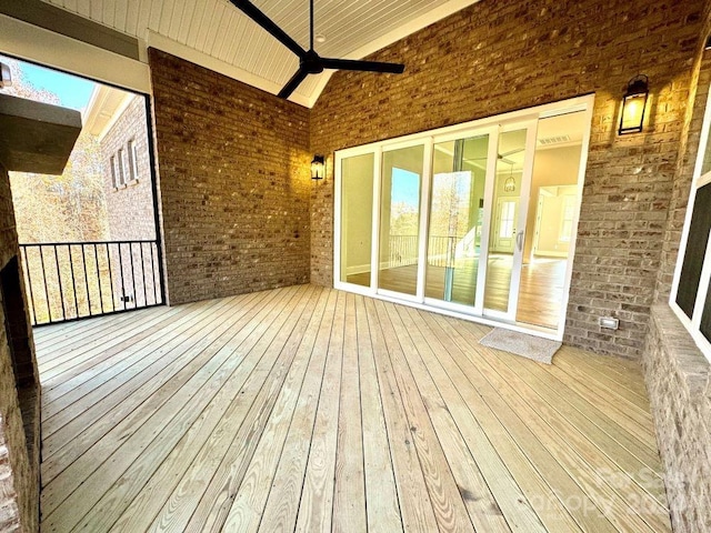 3850 Willow Grove Ln Unit 24, Concord, NC 28025 - deck with a ceiling fan