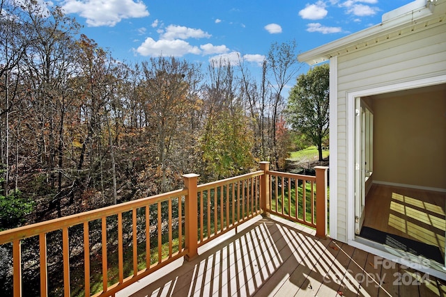 view of deck