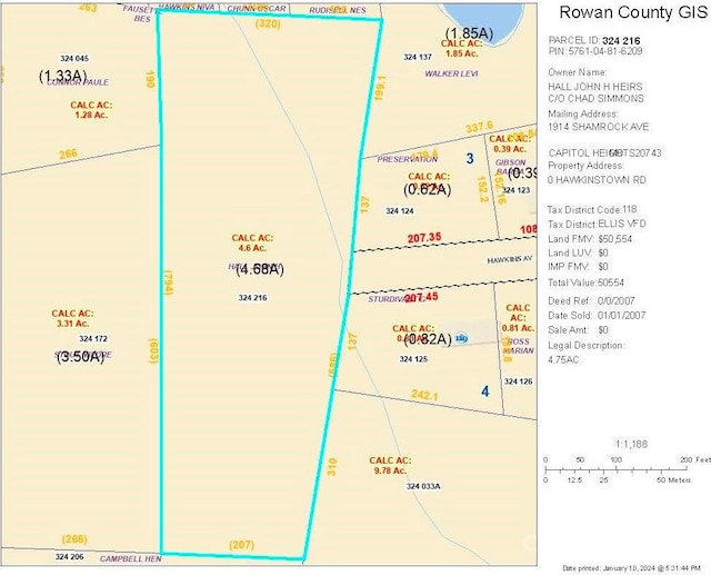 0 Hawkinstown Rd, Salisbury NC, 28144 land for sale