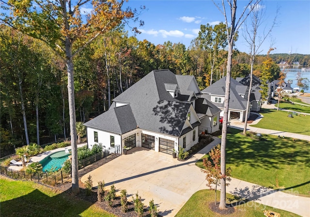 124 Direct Dr, Mooresville, NC 28117 - drone / aerial view