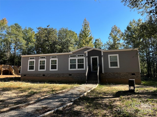 view of front of property