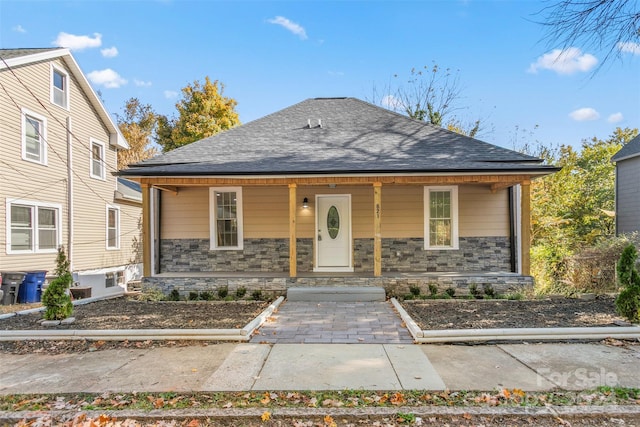 bungalow with a porch