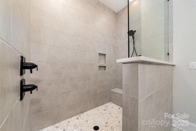 full bath featuring walk in shower