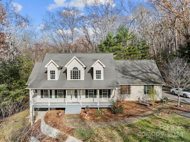 view of cape cod house