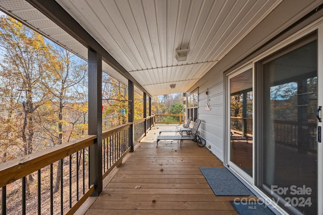 view of deck