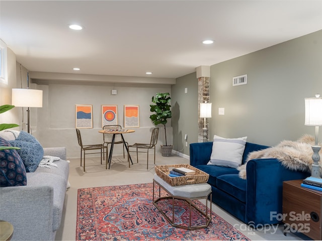 view of living room