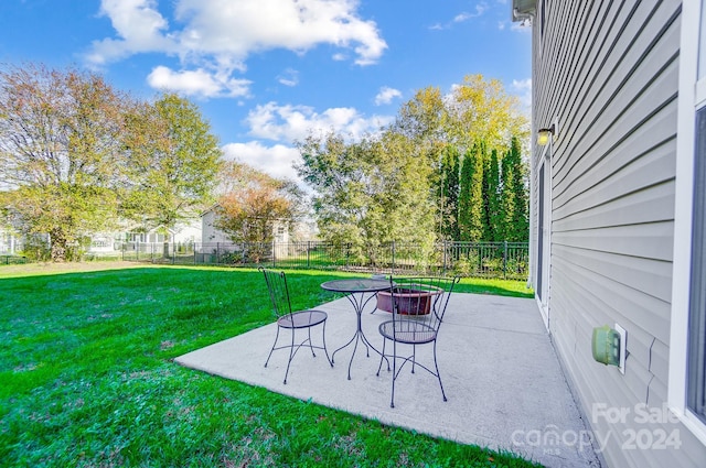 exterior space with a patio