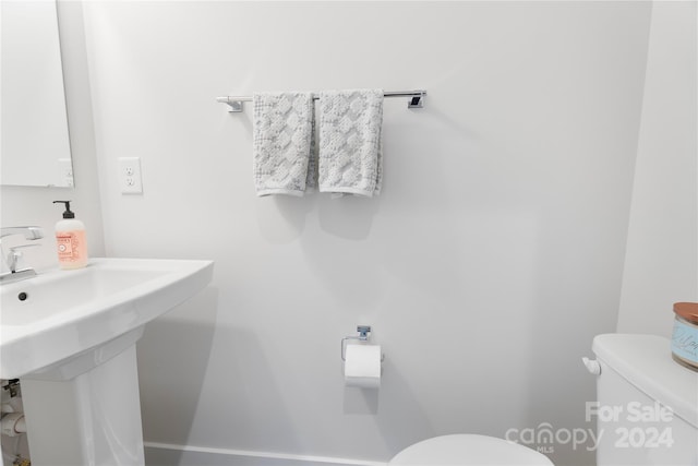 bathroom with toilet