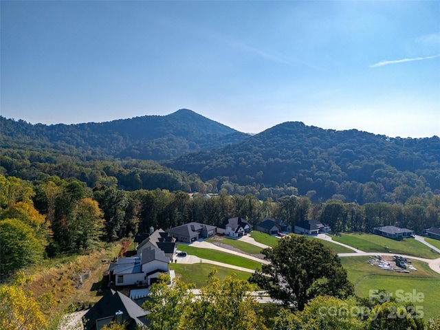 3 Bridgeway Dr Unit 38, Candler, NC 28715 - view of mountain background featuring a heavily wooded area and nearby suburban area