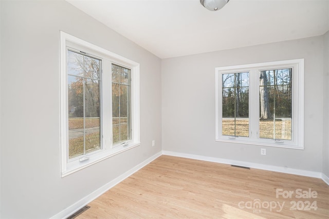 3700 Pinecrest Dr, Gastonia, NC 28056 - empty room with baseboards and light wood-style flooring