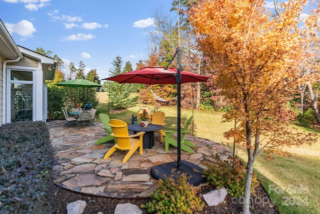 view of patio