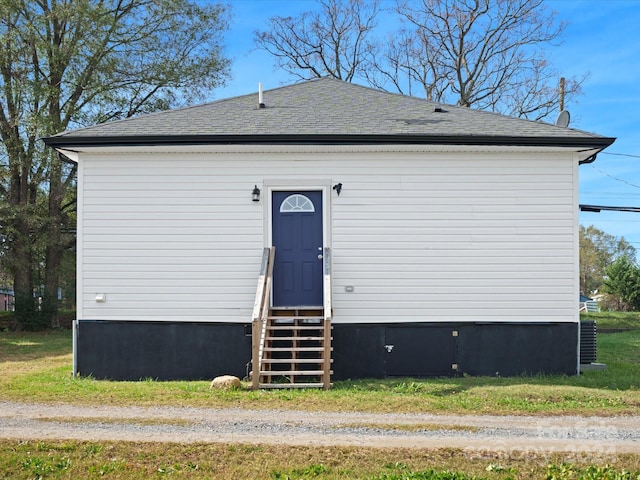 view of back of property