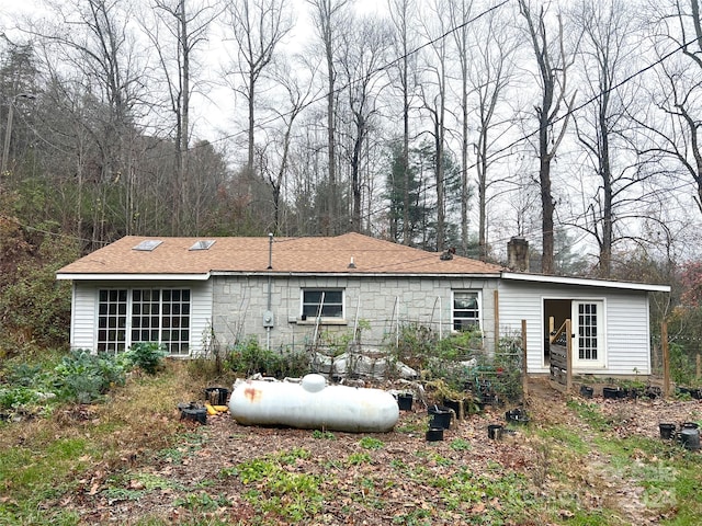 view of rear view of house