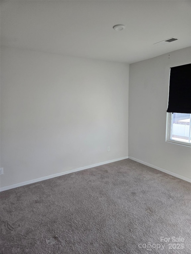 unfurnished room with carpet