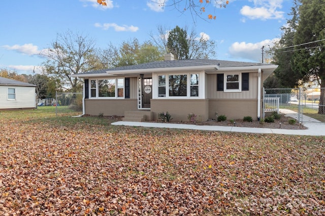 view of front of property