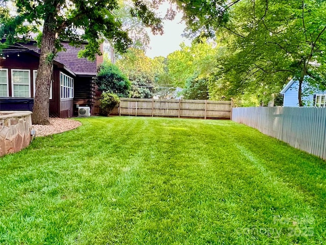 13538 Pine Harbor Rd, Charlotte, NC 28278 - view of yard featuring ac unit