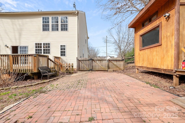 back of house featuring a patio