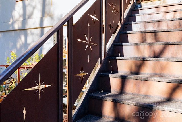 view of staircase