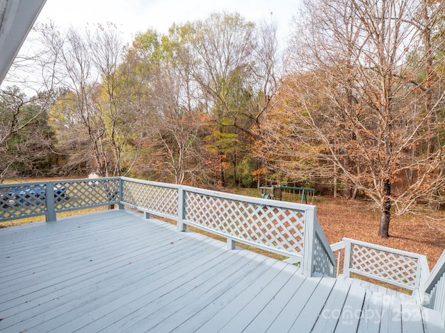 view of deck