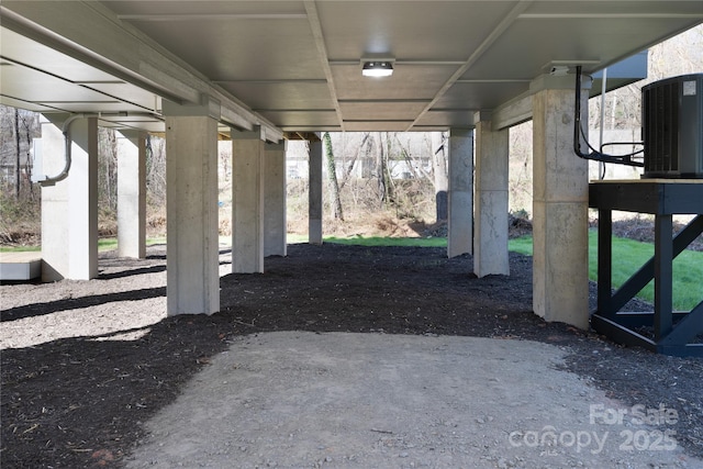 view of patio / terrace with central AC