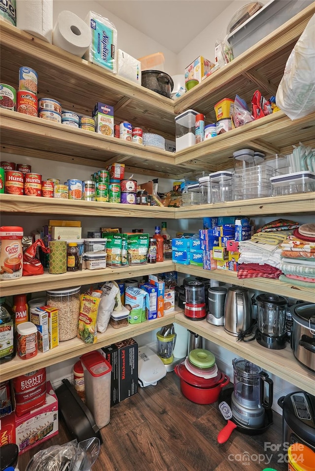 view of pantry