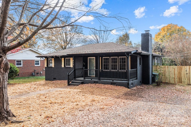 view of ranch-style house