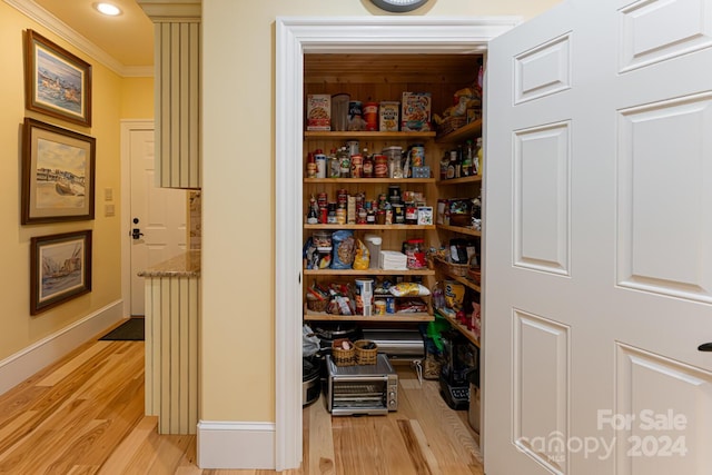 view of pantry