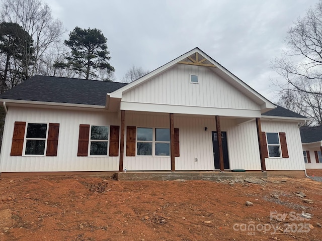 view of front of home with a porch