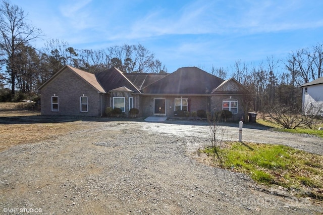 view of ranch-style home