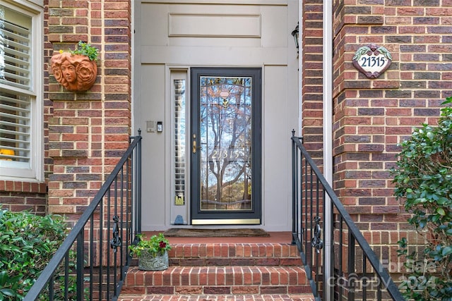 view of entrance to property