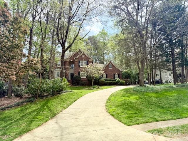 view of community with a lawn