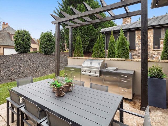 9 Haverhill Way, Arden, NC 28704 - view of patio / terrace with outdoor dining area and a pergola