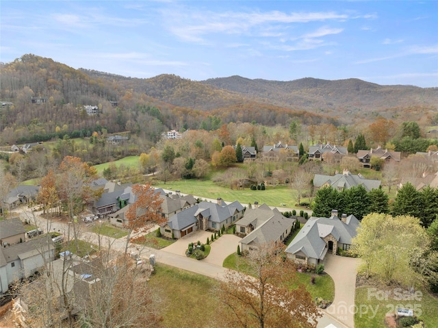 9 Haverhill Way, Arden, NC 28704 - aerial view of property and surrounding area featuring nearby suburban area and mountains