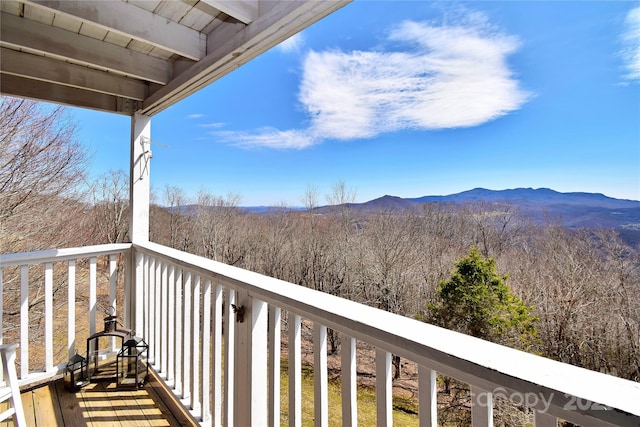 510 Elderberry Ridge Rd Unit E101, Banner Elk, NC 28604 - balcony with a mountain view