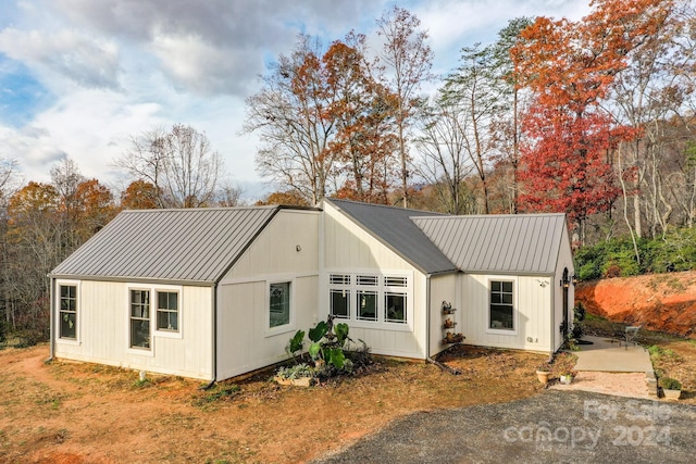 view of back of property