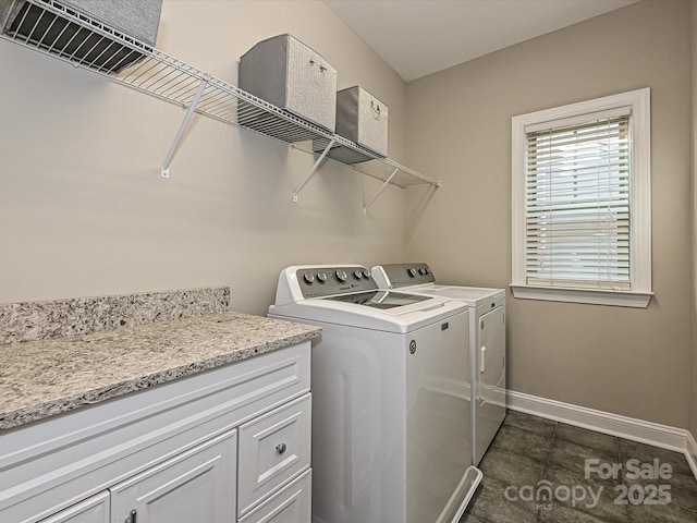 laundry room featuring washer and dryer